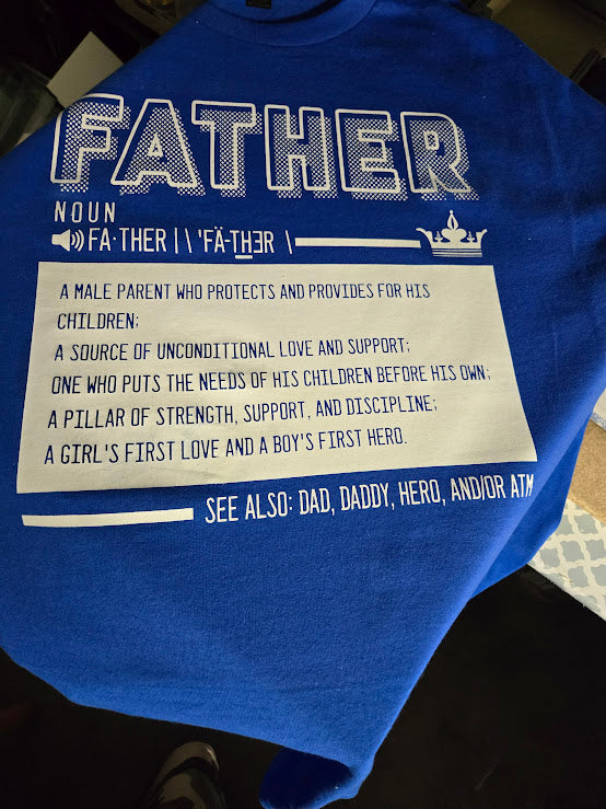 Father's Day T-shirt Ready to ship