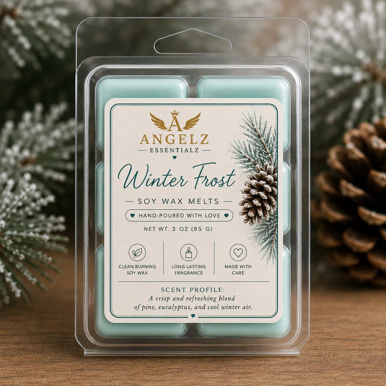 Angelz Essentialz Luxury Soy Wax Candle