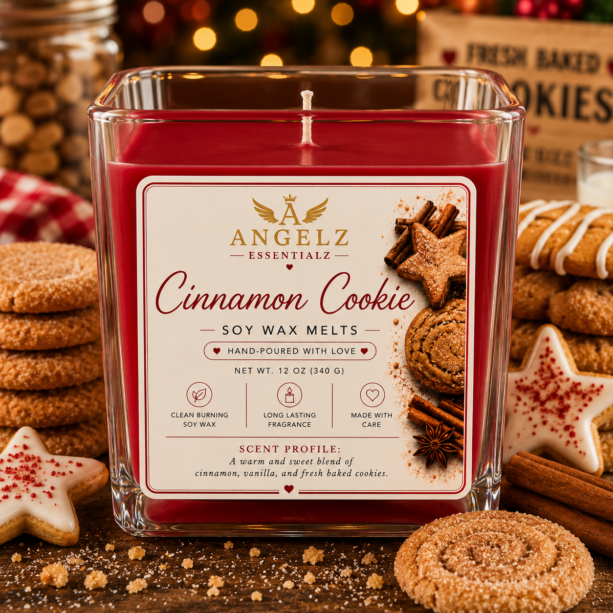 Angelz Essentialz Luxury Soy Wax Candle