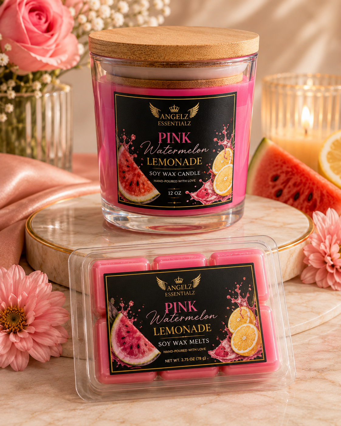 Angelz Essentialz Luxury Soy Wax Candle