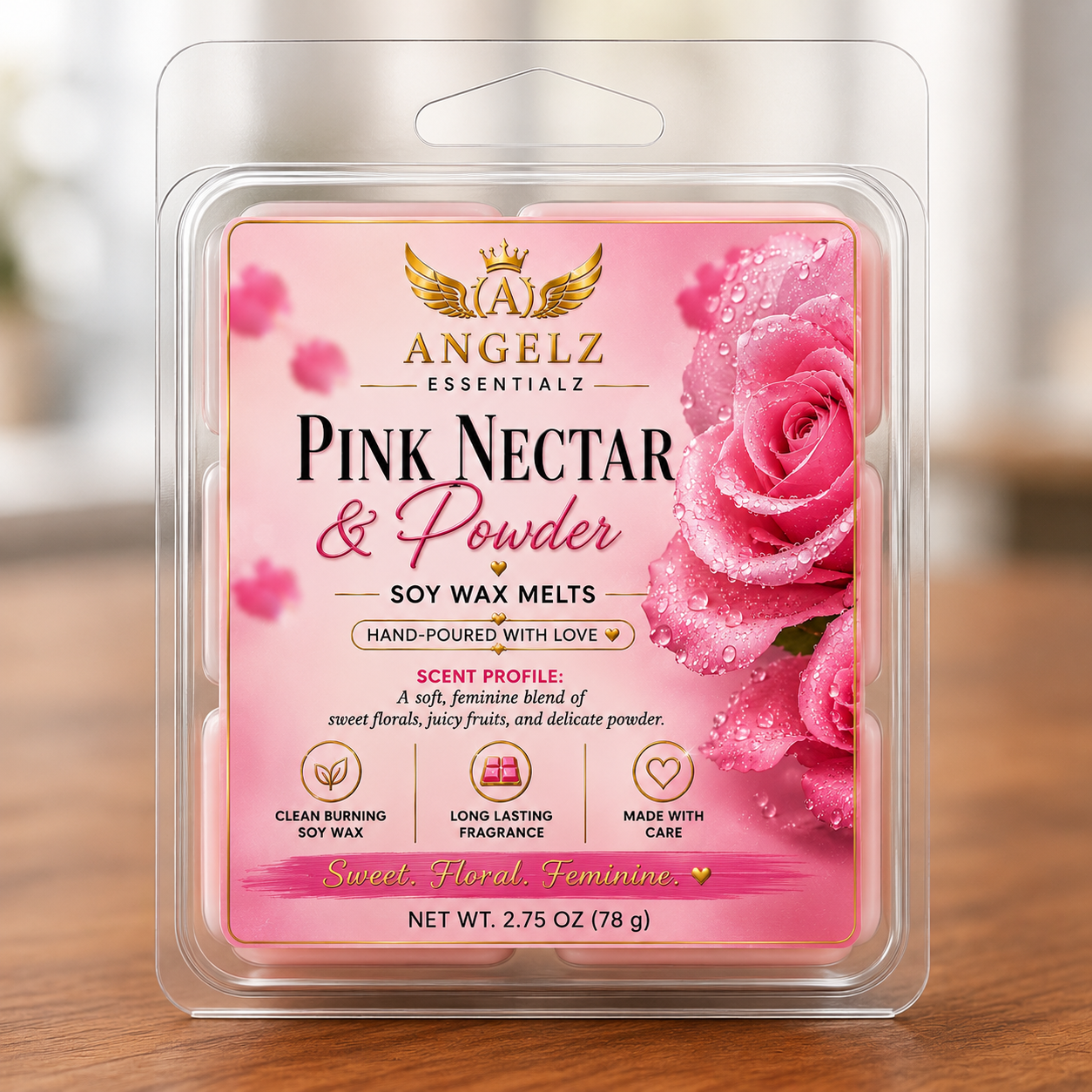 Angelz Essentialz Luxury Soy Wax Candle