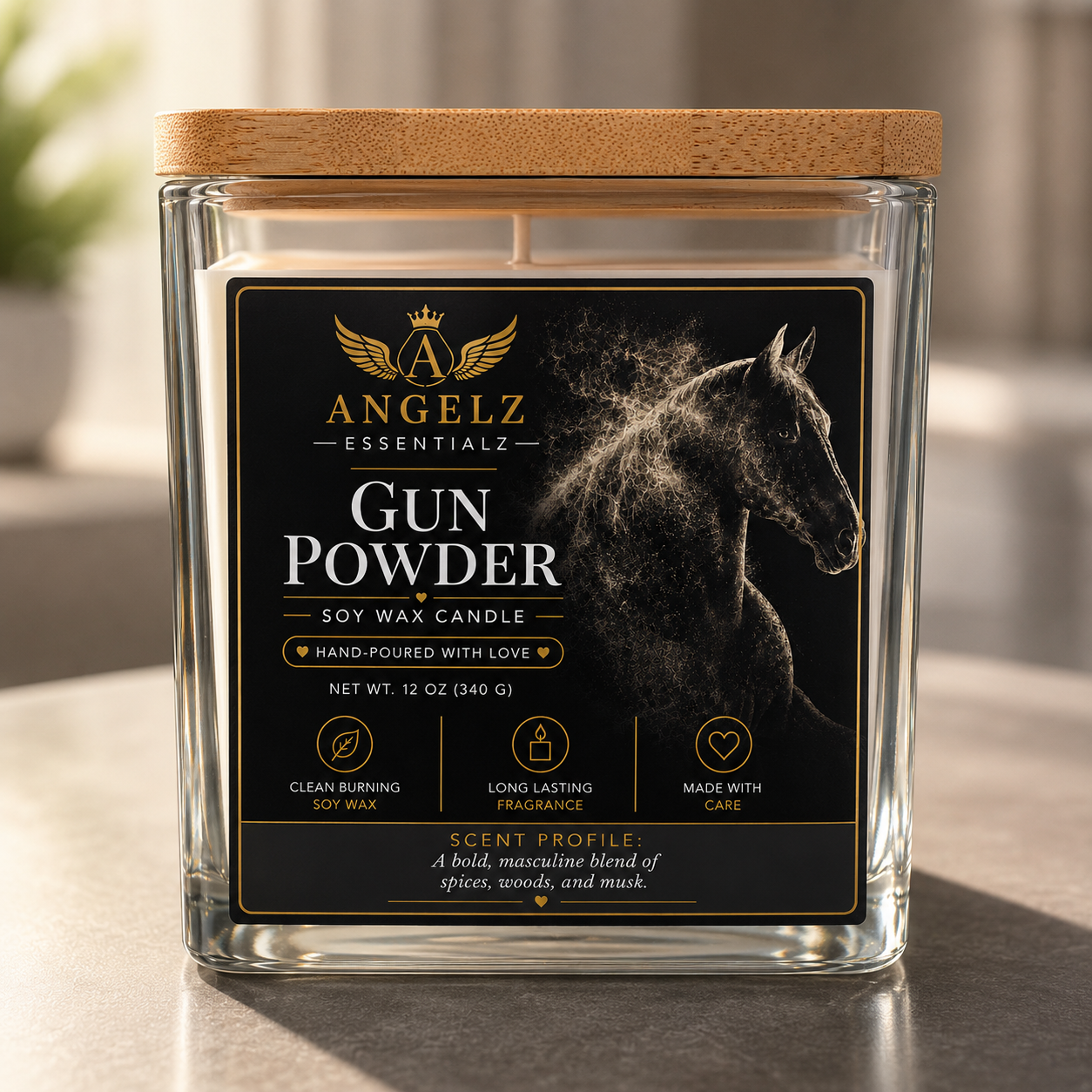 Angelz Essentialz Luxury Soy Wax Candle