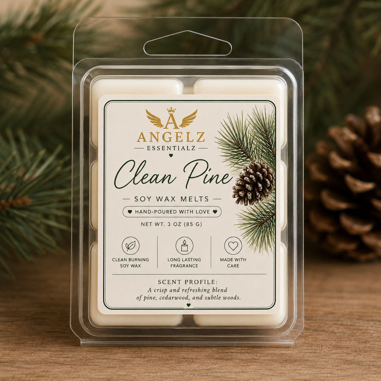 Angelz Essentialz Luxury Soy Wax Candle